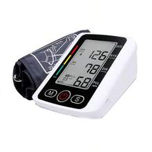 Blood Pressure Monitor – Automatic Upper Arm BP Machine With Large Cuff (8.5–16.5 In), Backlit Display, Digital, Irregular Heartbeat Detector – Tensiometro For Home Use - 黑色 - 查看 5