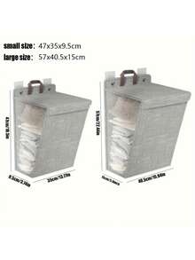 1 件防水悬挂脏衣篮和 1 件黑色洗衣篮 裙子裤子鞋子牛仔裤靴子裙子洗衣篮，洗衣篮浴室收纳篮，篮子，储物篮，可折叠洗衣篮