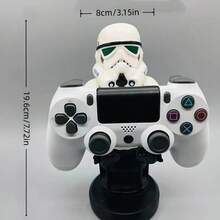 1 Authentic Star Wars Series Black Sith Character Desktop Figurine, Stand And Handle, ABS Material, Unique Design Collectible, Suitable For Office Or Bedroom Decoration | Perfect Holiday Gift, Christmas Choice, Thanksgiving Top Pick - Multicolor - View 13