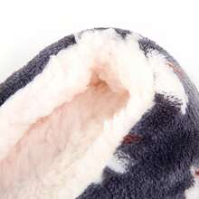 2025 New Coral Fleece Printed Women's Soft Bottom Winter Shoes, Anti-Slip Molded Sole Design, Warm And Comfortable Carpet Slippers