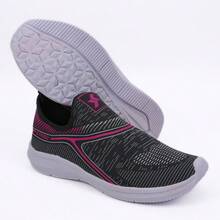 Tênis Meia Feminino – Design Anatômico, Calce Fácil e Conforto Ideal Para Qualquer Ocasião. - ROSA - Visão 5