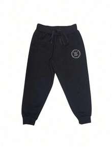 Kit 5 Children's Sweatpants Start Boy's Girl's Unisex 2 To 12 Assorted Colors Promotion - Nhiều màu - Xem 3