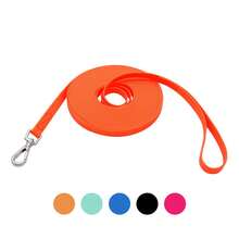 Dog Training Leash | Waterproof Durable PVC Long Lead | 3m/5m/10m/15m For Outdoor Walking, Hiking & Snow Play | All-Season Control For Large Medium Small Dogs