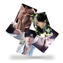 恋与深空秦时汽车照片卡套装，55张3英寸高清LOMO卡，礼盒套装，适合乙女游戏女粉丝收藏，科幻浪漫奇幻系列，腹肌美学虚拟男友角色，迷你高清彩色印刷卡片，适合日记本和剪贴簿，送给粉丝的生日和节日浪漫礼物 - 玩具小卡 - 查看 6