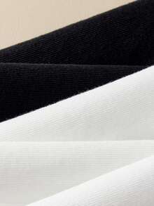 10/5/1 Pair Men Anti-Odor Moisture Wicking Simple Versatile Running Sports Socks, Autumn/Winter Long Tube Couple Socks, Black & White Casual Socks, Comfortable Soft Classic Socks For Students