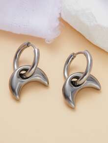 1 对经典不锈钢 Y2K 粗星形耳环防过敏另类哥特朋克前卫耳环，适合女士女孩 - 耳環 - 查看 17