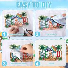 Yuntau 30 Pcs Silly Goose Iron On Transfer Patches, Funny Goose Iron Ons Cute Animal Dtf Ready To Press Heat Transfers Vinyl Stickers Appliques For T-Shirt Clothing Backpack Bag Pillow Cover DIY Craft - ColorK - 查看 4