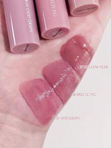 Rom&nd Romand Juicy Lasting Tint 39 ODD GRAPE, 5,5g / 0,2 once, Rossetto liquido Romand, finitura lucida e succosa, lucidalabbra coreano, lunga durata, MLBB, idratante, molto pigmentato, trucco naturale e pulito, tinta labbra quotidiana, K-Beauty, REGALO