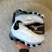 Color Block Sporty Bohemian Fabric Tie Up Party Gym & Fitness - White Silver - View 8