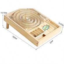 1 Stück vintage Holz Flippermaschine Spielzeug, Tischflipper Spiel, Weihnachtsgeschenk, Atmosphäre Dekoration