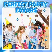 散装弹力球 - 1/5/10/15/20/30/40/50/60/80/100 个装（1 英寸/27 毫米）高弹性混合彩色小橡胶弹力球，儿童派对礼品、儿童游戏奖品、宝箱奖励、礼品袋和自动售货机 - 札染色 - 查看 8