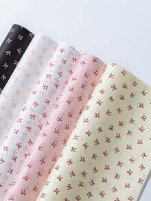 10pcs Pink Bow Tissue Paper For Gift Packaging, Cute Bouquet Packaging For Party Decoration, Gift Packaging For Birthdays, Weddings Gift Box, Gift Wrapping Supplies, Christmas Decorations