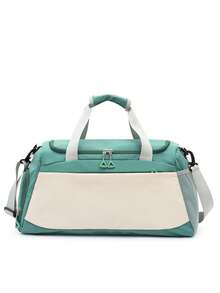 Bolsa de deporte tipo mochila con compartimento para zapatos, bolsa de gimnasio para yoga y viaje para mujeres y hombres, bolso de fin de semana de gran capacidad para pasar la noche y llevar a bordo - Multicolor - Ver 15
