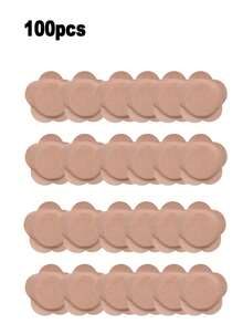 50/100PCS Castor Oil Patches, Convenient, Comfortable, Easy To Carry Absorbent Patches, Suitable For All People, Self-Adhesive Belly Pads Patches For Daily Use, Home Use, Travel Use, Oil Not Included, 1pc