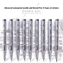 6 Pcs Double Tip Quick Dry Fiber Marker Pens, Large Capacity Painting & Coloring Art Markers, Lightweight Plastic, Black Ink - Ideal For Writing, Art And Calligraphy Back To School - Black - View 11