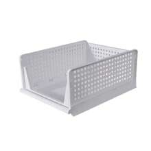 衣物收纳整理，可堆叠塑料收纳盒，可折叠衣柜抽屉/可堆叠衣柜收纳架，衣柜架收纳架和塑料抽屉收纳架，衣柜收纳架，橱柜，厨房和办公室壁橱收纳架