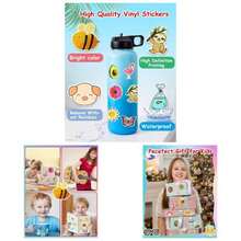 200Pcs Bottle Stickers, Cute Stickers Bottles, Vinyl Waterproof Aesthetic Laptop Sticker Pack Classroom Prizes Skateboard Teens Girls Students