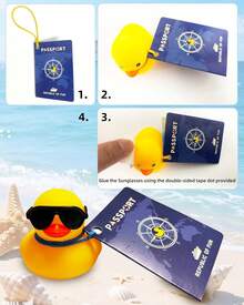 Cruise Duck Tags Set Includes 20 Cruise Rubber Ducks Cruise Ships 20 20 Cruising Duck Card 20 Rubber Bands Cruise Ducks Hiding With Tags Cruise Game Party - 1 - View 5
