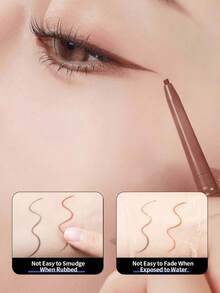 Amortals 2支装1.5mm超细凝胶眼线笔，星空棕色哑光防水防晕染持久日常使用，易于涂抹，不褪色，适合所有肤质，化妆工具，是旅行、圣诞节、万圣节、感恩节、情人节的理想礼物。 - 棕色*2支 - 查看 7