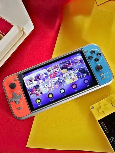 Vídeo Game Portátil Console 10 Mil Jogos Retrô Tela Grande 7.5 Polegadas
