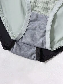 8件套碎花少女内衣套装，适合13-15岁女孩 - 彩色 - 查看 6