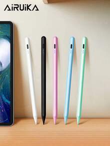 AIRUIKA 畅销 Apple Pencil 兼容电容式触控笔，具有磁吸功能，适用于 iPad、触摸屏笔 - 彩色 - 查看 2