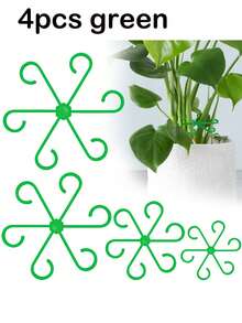 4 kẹp đỡ cây, kẹp thân cây chắc chắn, thích hợp cho cây leo - Chất liệu nhựa, dùng cho cây leo trong nhà, hỗ trợ cây trồng. - Nhiều màu - Xem 10
