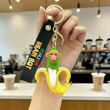 Classic Shanhaijing Wooden Stick Person Keychain Italian Brainrot Abstract Pendant Tung Tung Tung Sahur Funny Accessory Tralalerotralala Car & Backpack Pendant Halloween Accessories Teachers Day