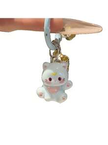 Keychain Student Backpack Cute Pendant Girl Bag Accessories - trắng - Xem 7