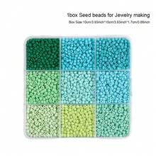 3mm Seed Beads Kit, Assorted Colors Glass Seed Beads Kit For Jewelry Making, DIY Bracelets Necklaces Earring Jewelry Making Supplies, Jewelry Handicrafts