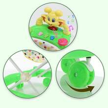 Height Adjustable Zigzag Walker - Green - View 8