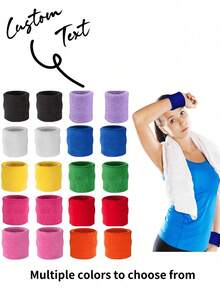 Unisex Customized Sports Sweatband - Moisture Wicking, Suitable For Tennis, Basketball, Running, Yoga, Gym, Workout And Other Sports - Multicolor - View 6