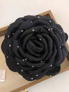 1/2pcs Fashionable Sweet Polka Dot 3D Floral Hair Claw Clips, Gentle Elegant Bun Holder, Large Hair Claw For Ponytail, Elegant Accessory For Going Out, Dates, Parties, Holidays, Ideal Gift For Valentine's Day, Thanksgiving Birthday Winter Hair Clutch Elegant Hair Clips Women Hair Accessories Flower Hair Clip Summer Beach Vacay,Travel - Multicolor - View 7