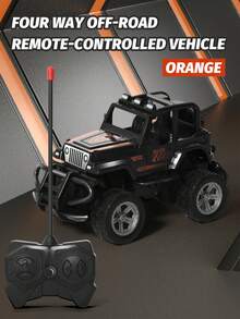 Vehículo de control remoto todoterreno en miniatura, juguete, regalo para niños, 3 opciones de color, diseño de coche realista