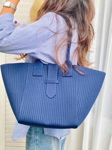 Tunpurle Damen Umhängetasche mit großer Kapazität, Pendler-Handtasche, Damentasche in Taschenform