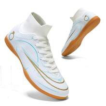 男士足球鞋，专业高帮足球鞋，室内五人制训练鞋