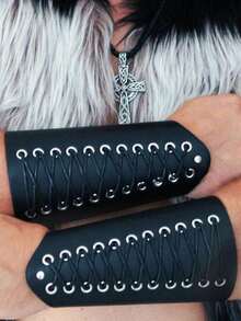 1pc/2pcs/3pcs Medieval Renaissance Costume Accessories Set, Knight Shoulder & Wrist Guards, Viking Style Cosplay Props (Suitable For Halloween, Carnival)