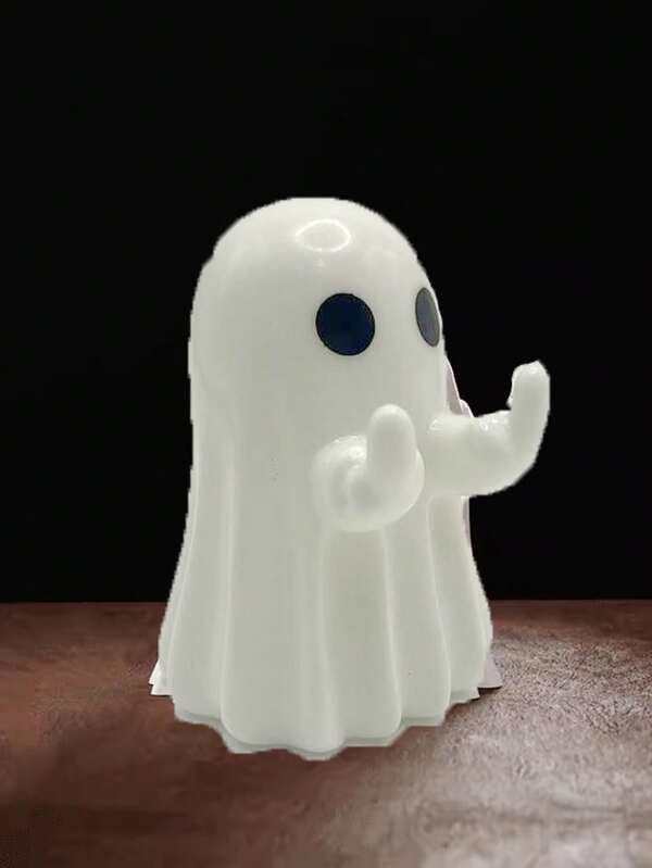 1 pièce Figurine de fantôme d'Halloween, décoration de fantôme, statue de fantôme amusante, figurine de fantôme mignonne, statue de fantôme, décoration d'Halloween pour cadeaux, accessoires, décoration de table maison, nouveaux cadeaux de l'année