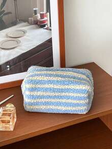 Handgemachte Kosmetiktasche Mit Pfingstrosen-Muster – 25x11x10 Cm, Baumwolle, Waschbar