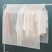 2/1 pieza Fundas transparentes para prendas con cremallera, fundas antipolvo para perchas para el hogar, almacenamiento de armario en dormitorio