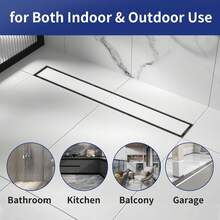 A398R - 12 1 - 1/2" NPSM Coarse Thread Removable Oil Rubbed Bronze Stainless Steel & Brass Bathtub Stopper, Modern Style