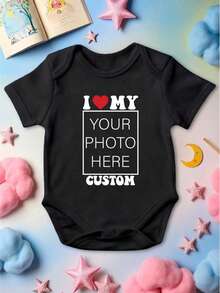 I Love Custom Kids T-Shirt, Personalized I Love Photo Toddler & Youth Shirt, Custom I Heart Picture Hoodie, Valentines Day Gift Sweatshirt, Birthday Gift Idea, Gift For Her. CU-165 - Black - View 2