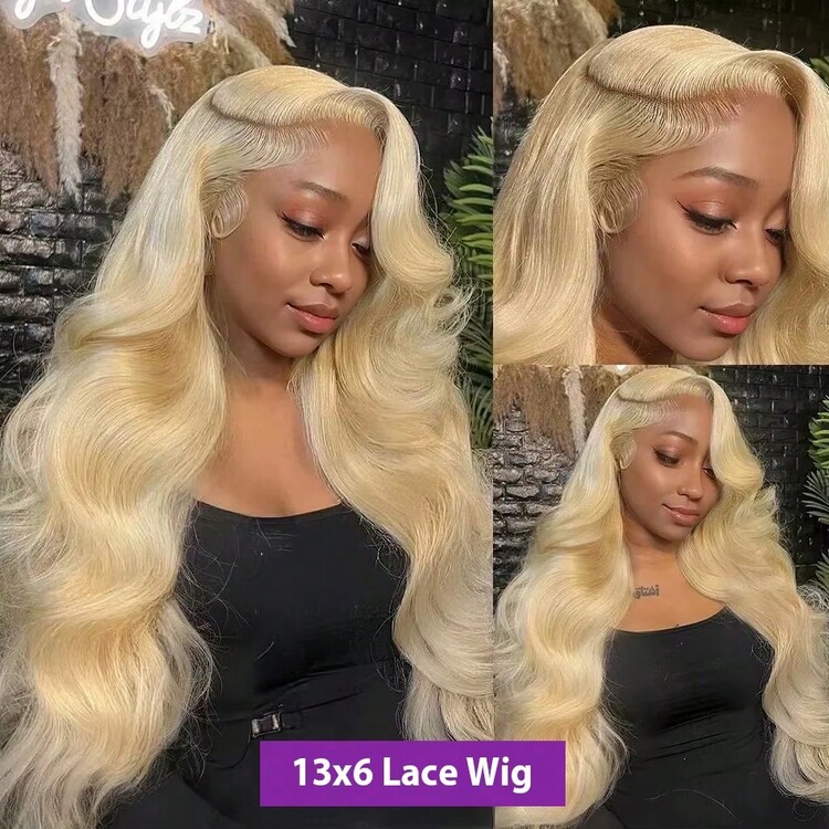 Body Wave 30 40 Inch 613 Blonde Hd Transparent Lace Frontal Brazilian Color 13x6 13x4 Lace Front Human Hair Wigs - S613 - Xem 4