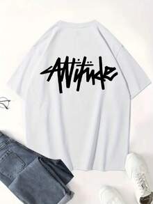 Black T-Shirt With Japanese Calligraphy Character Design. 200g Cotton Breathable Fabric With First-Class Texture And High Quality. The Regular Layout Is Casual And Versatile, Can Easily Show Your Temperament, Suitable For Various Occasions, And The Style Of Both Men And Women Is Unisex. It Is Given As A Gift And Has Been Meticulously Crafted.