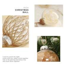 6PCS Christmas Ball Ornaments Set With Top Tier Surface Finishing Processes Decoration Suitable For Weddings Engagements Home Decor Christmas Decorations Room Decor Winter Christmas Decorations Home Christmas Gifts Christmas Decor