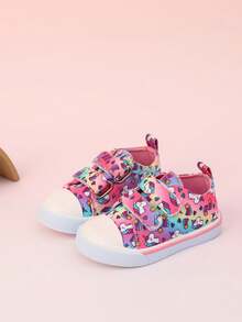 GENGASUN 1 szt. Dziewczęce buty codzienne z nadrukiem w kształcie kreskówki, modne buty codzienne na jesień