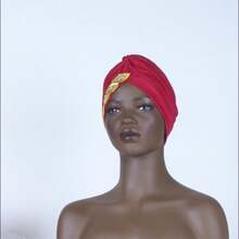 1件亮片派对帽头巾，非洲传统帽，南美帽，西瓜帽，节日帽，镶钻帽，休闲帽，适合派对、节日、送礼，也可作睡帽或睡帽。 - 彩色 - 查看 12