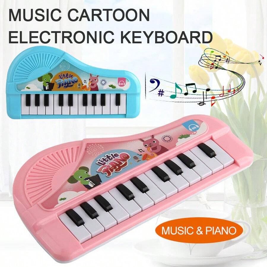 [ Bàn phím điện tử mini ] Bàn phím điện tử mini 13 phím, nhạc cụ cầm tay giáo dục, Đàn piano analog, Đồ chơi bàn phím nhạc, Bàn phím điện tử chân thực dành cho thanh thiếu niên, Âm nhạc, Đồ chơi cho bé trai và bé gái, Quà tặng ngày lễ, Trẻ em, Phụ kiện đàn piano
