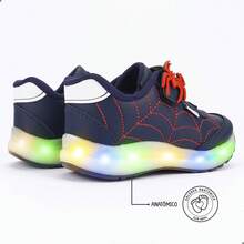 Club Happy Calcados Children's Tennis Shoes For Boys Spider Shoes 23 To 27 - Màu xanh hải quân - Xem 4