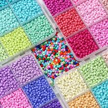 3mm Seed Beads Kit, Assorted Colors Glass Seed Beads Kit For Jewelry Making, DIY Bracelets Necklaces Earring Jewelry Making Supplies, Jewelry Handicrafts